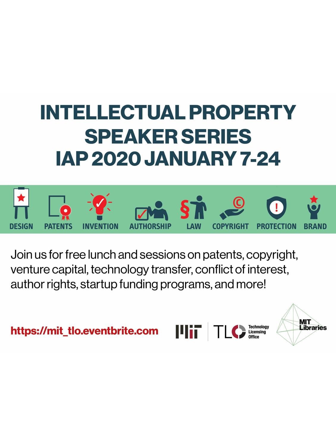 IAP 2020 Intellectual Property Speaker Series MIT Office of Innovation