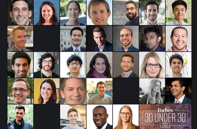At Least 30 From MIT Named to 2017 Forbes 30 Under 30 Lists - MIT